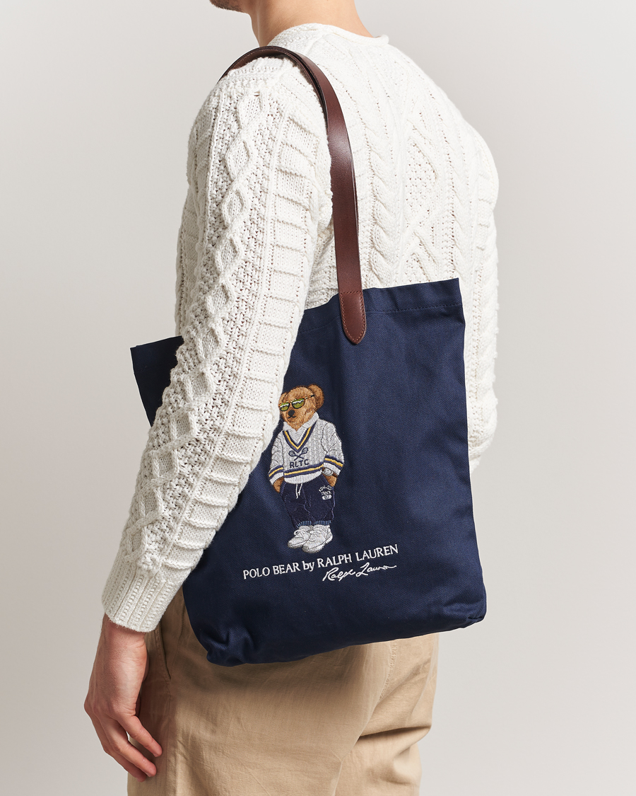 Homme | Polo Ralph Lauren Tote Bag Bear Newport Navy | Polo Ralph Lauren | Tote Bag Bear Newport Navy