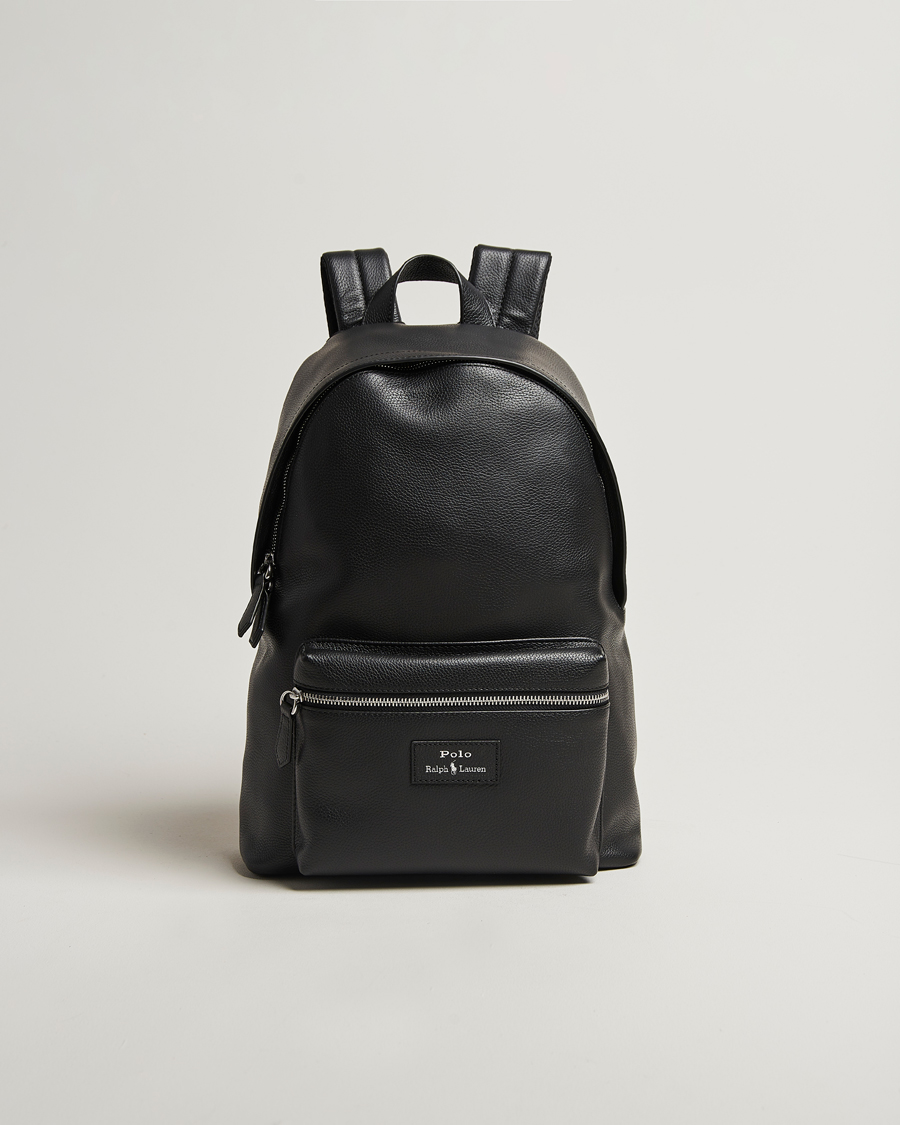 Homme | Sacs | Polo Ralph Lauren | Polo Ralph LaurenPebble Leather BackpackBlack
