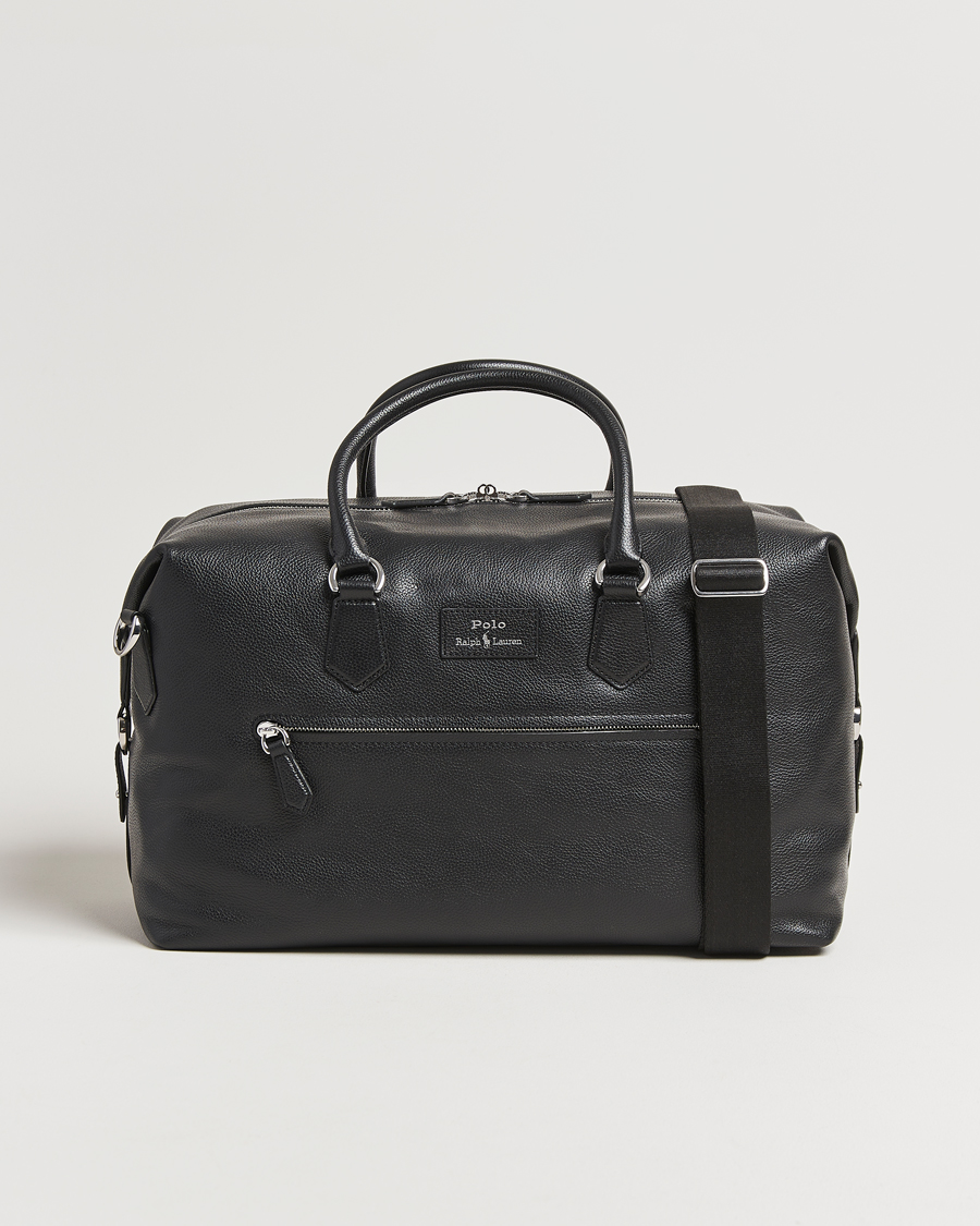 Homme | Sacs | Polo Ralph Lauren | Pebble Leather Duffle Bag Black