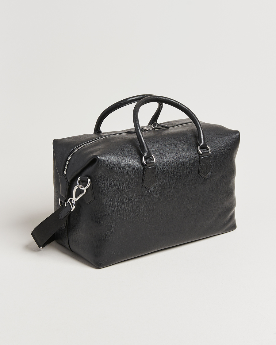Homme | Sacs | Polo Ralph Lauren | Pebble Leather Duffle Bag Black