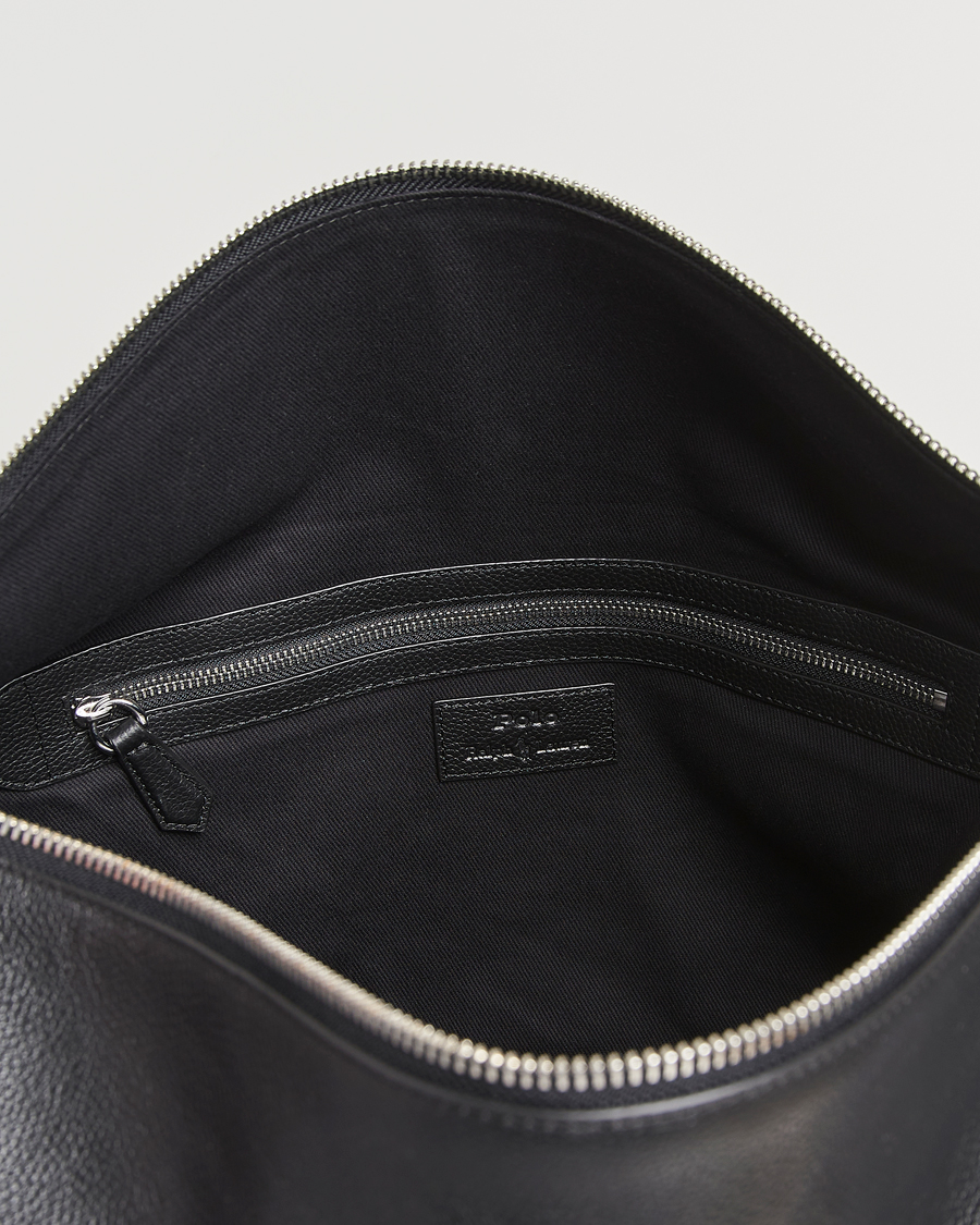 Homme | Sacs | Polo Ralph Lauren | Pebble Leather Duffle Bag Black