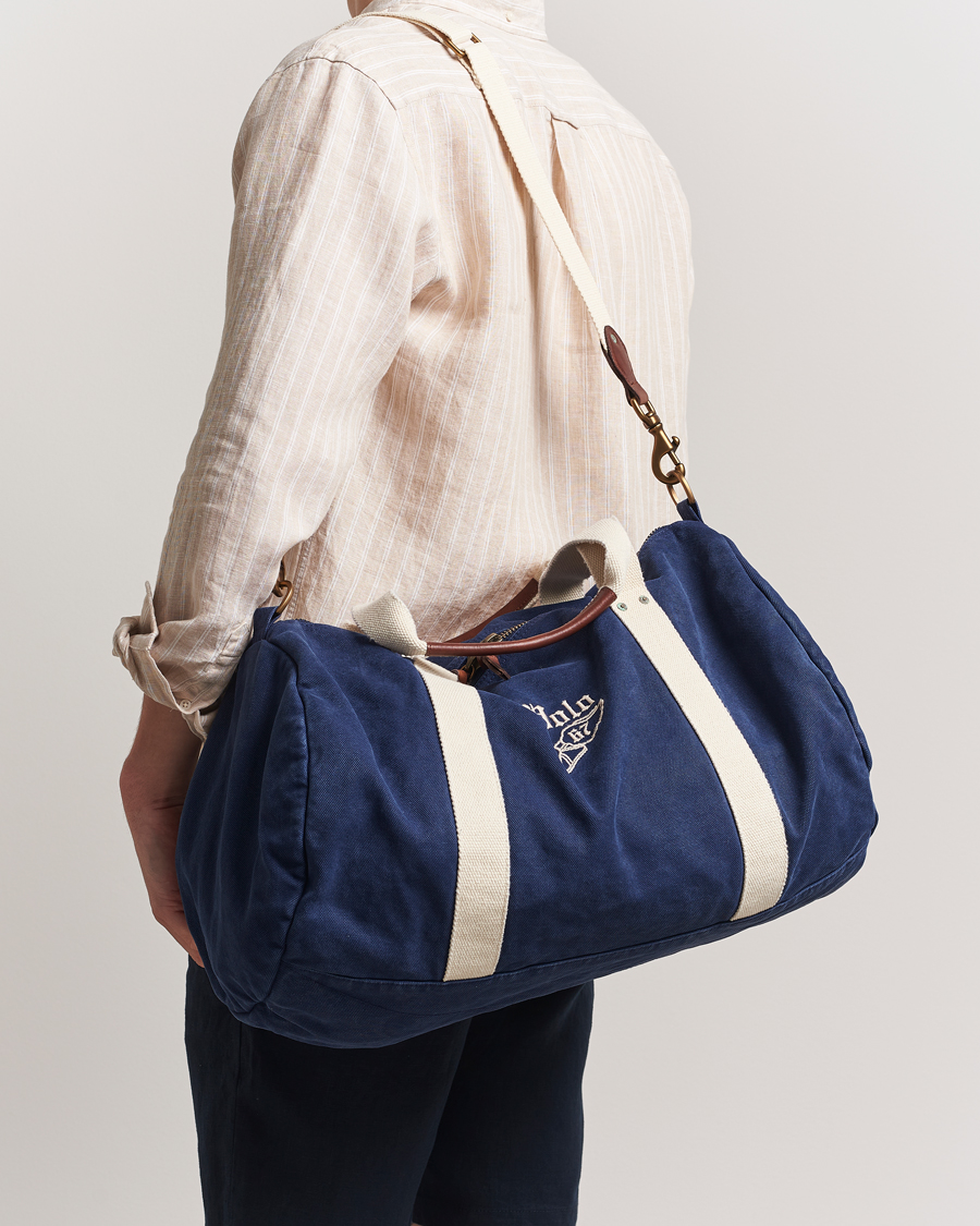 Homme | Polo Ralph Lauren Canvas Duffle Bag Spring Navy | Polo Ralph Lauren | Canvas Duffle Bag Spring Navy