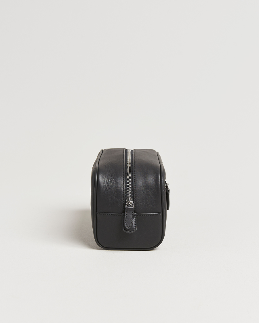 Homme | Polo Ralph Lauren Smooth Leather Washbag Black | Polo Ralph Lauren | Smooth Leather Washbag Black