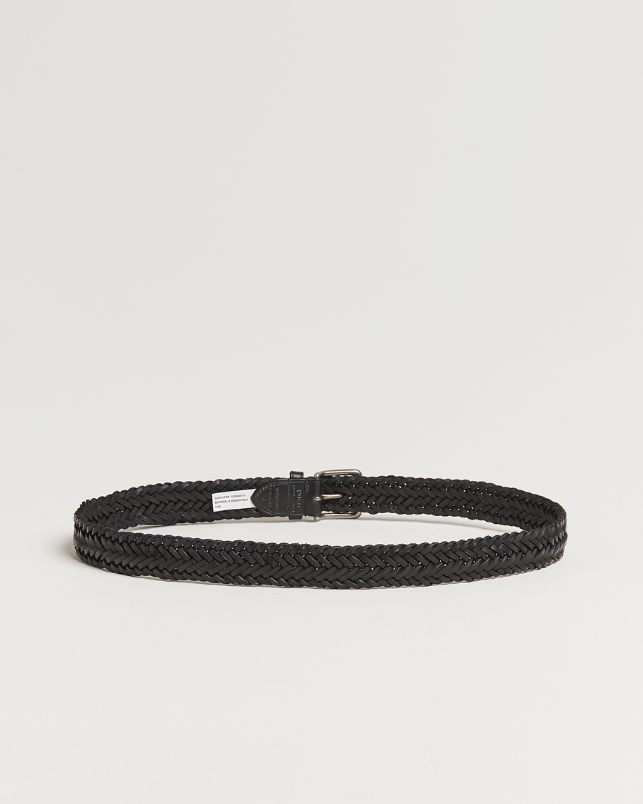 Homme | Ceintures | Polo Ralph Lauren | Braided Leather Belt Black