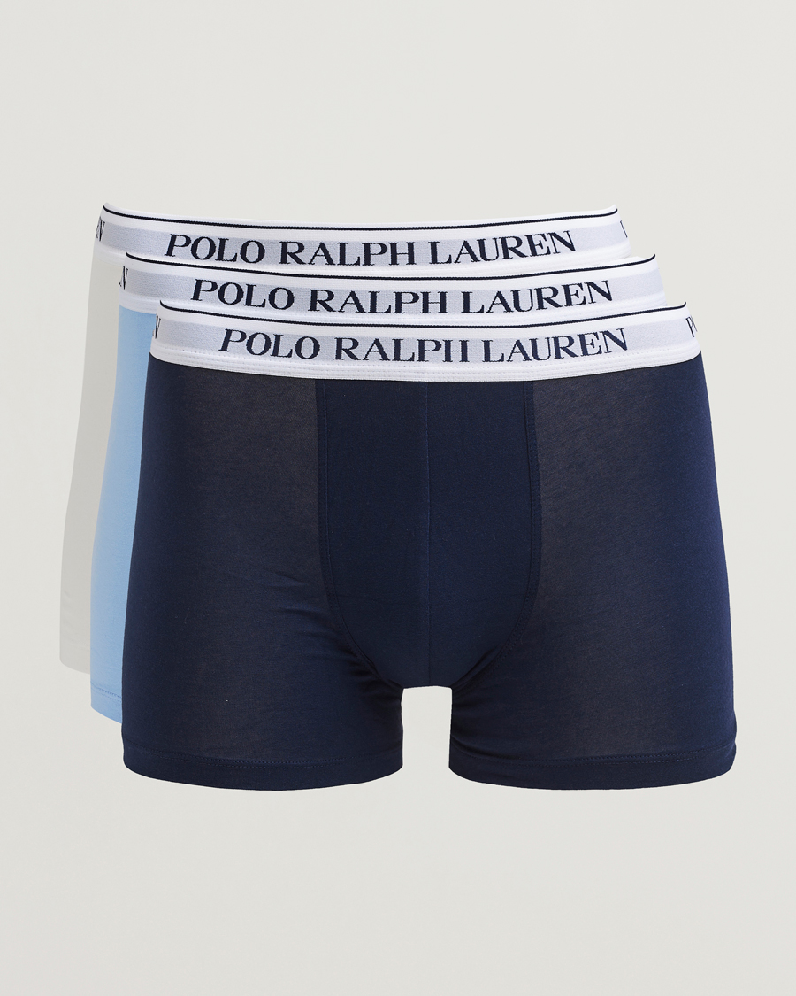 Homme | Sous-Vêtements Et Chaussettes | Polo Ralph Lauren | 3-Pack Trunk Navy/Blue/White