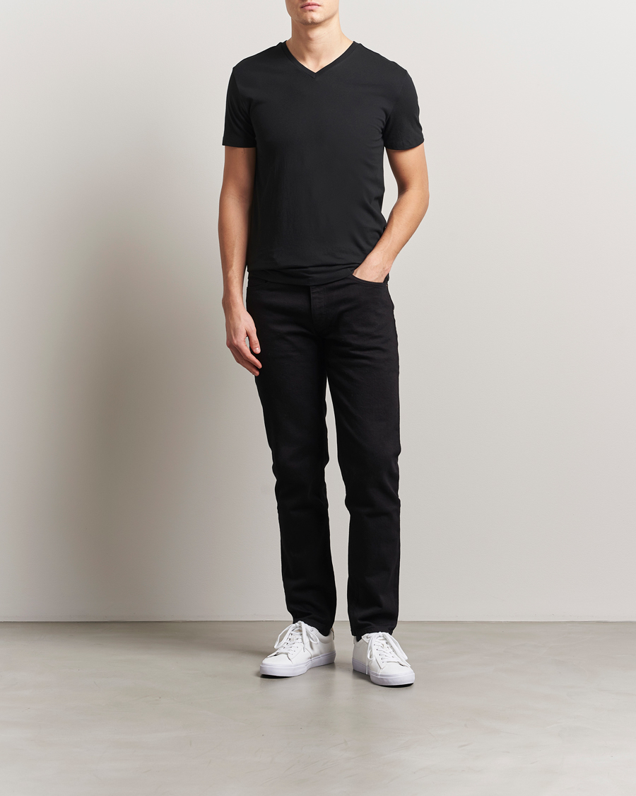 Homme | T-shirts | Polo Ralph Lauren | 3-Pack V Neck T-Shirt White/Grey/Black