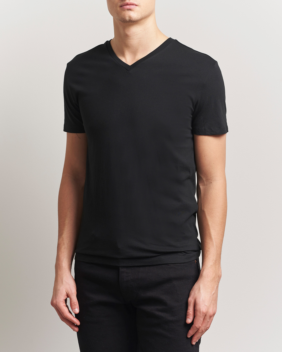 Homme | T-shirts | Polo Ralph Lauren | 3-Pack V Neck T-Shirt White/Grey/Black