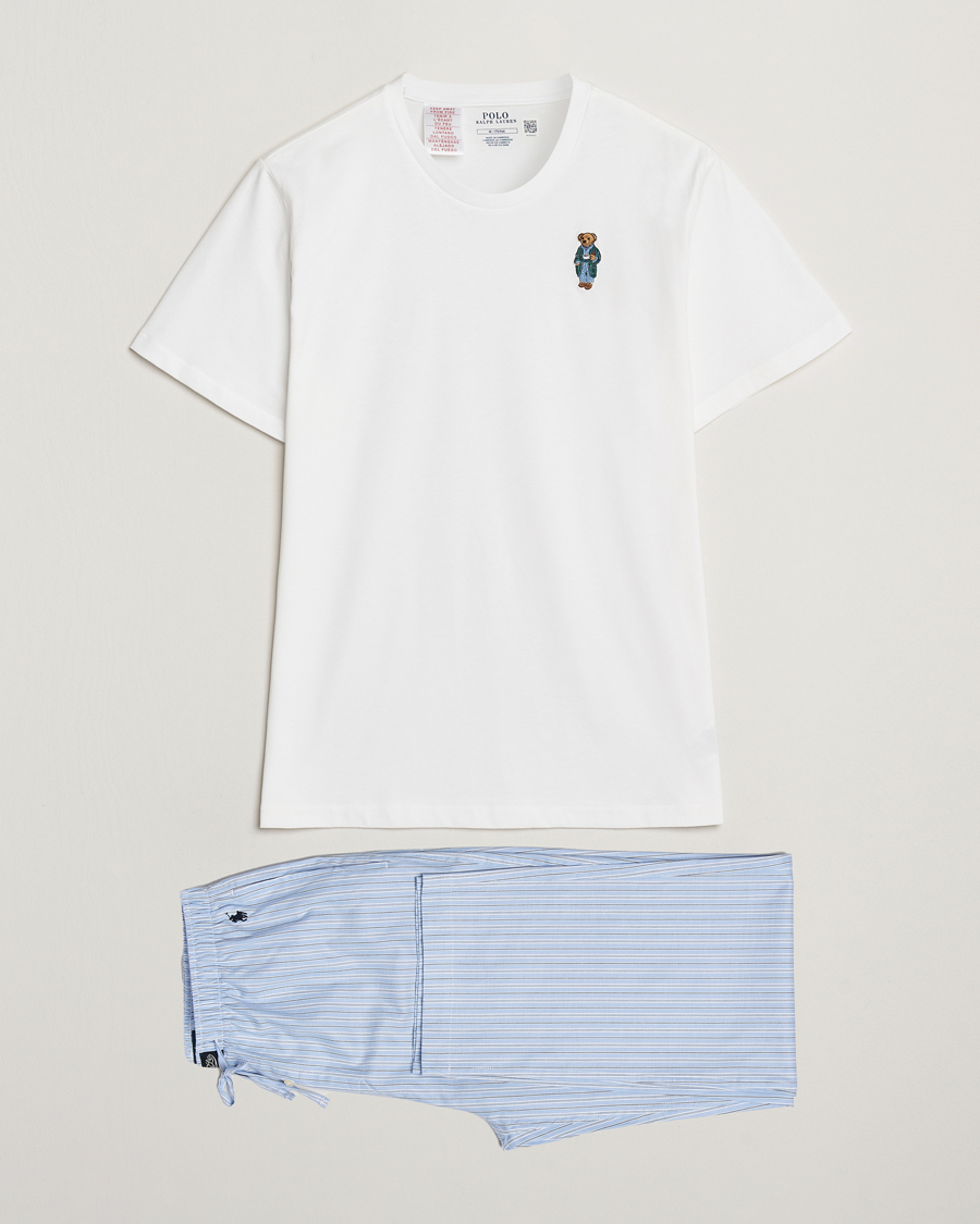 Homme | Peignoirs Et Pyjamas | Polo Ralph Lauren | Cotton Pyjama Set Blue/White
