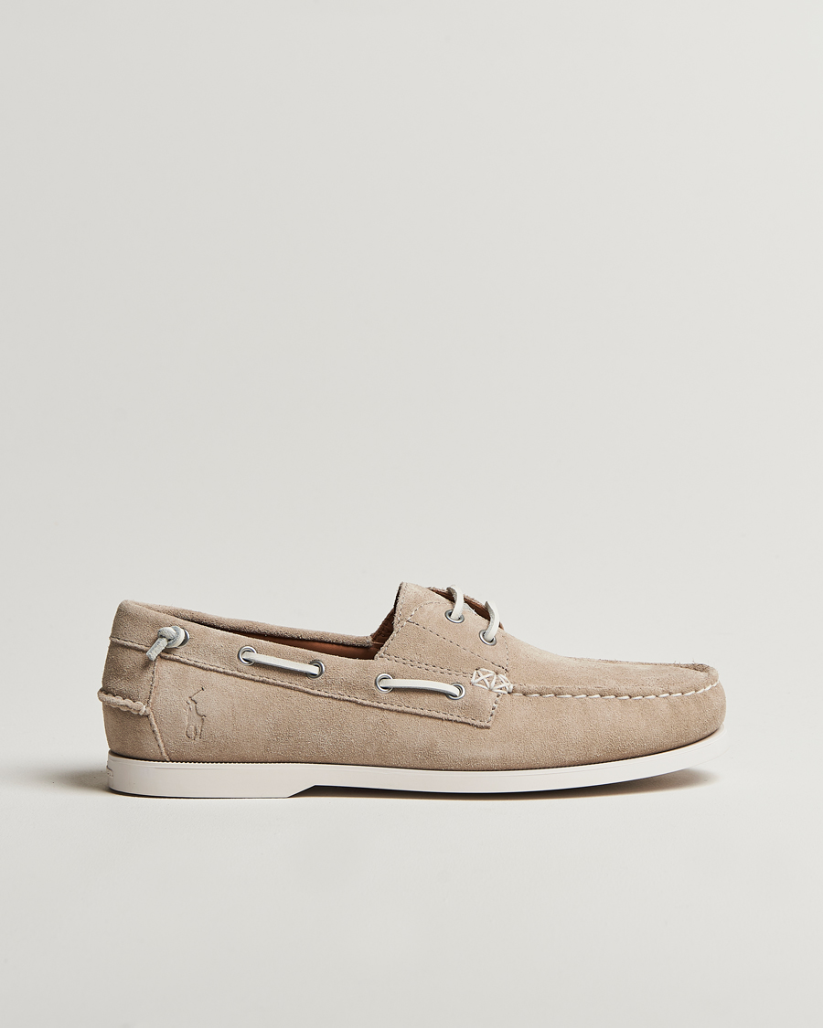 Homme | Polo Ralph Lauren Merton Suede Boatshoe Milkshake | Polo Ralph Lauren | Merton Suede Boatshoe Milkshake