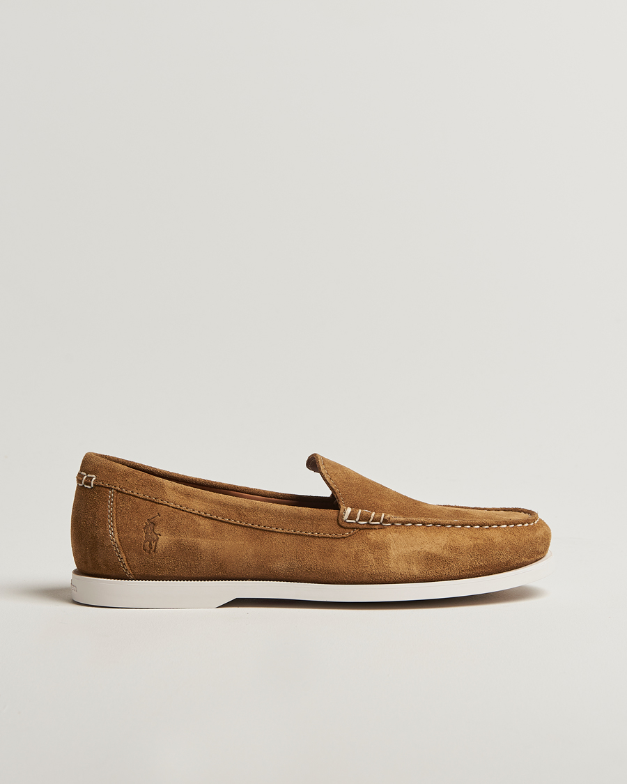 Homme | Polo Ralph Lauren Merton Suede Loafer Desert Tan | Polo Ralph Lauren | Merton Suede Loafer Desert Tan