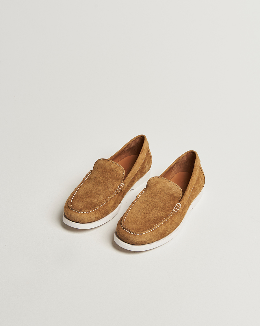 Homme | Polo Ralph Lauren Merton Suede Loafer Desert Tan | Polo Ralph Lauren | Merton Suede Loafer Desert Tan