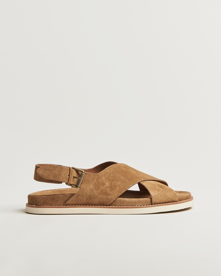 Homme | Polo Ralph Lauren Zane Suede Sandals Desert Tan | Polo Ralph Lauren | Zane Suede Sandals Desert Tan