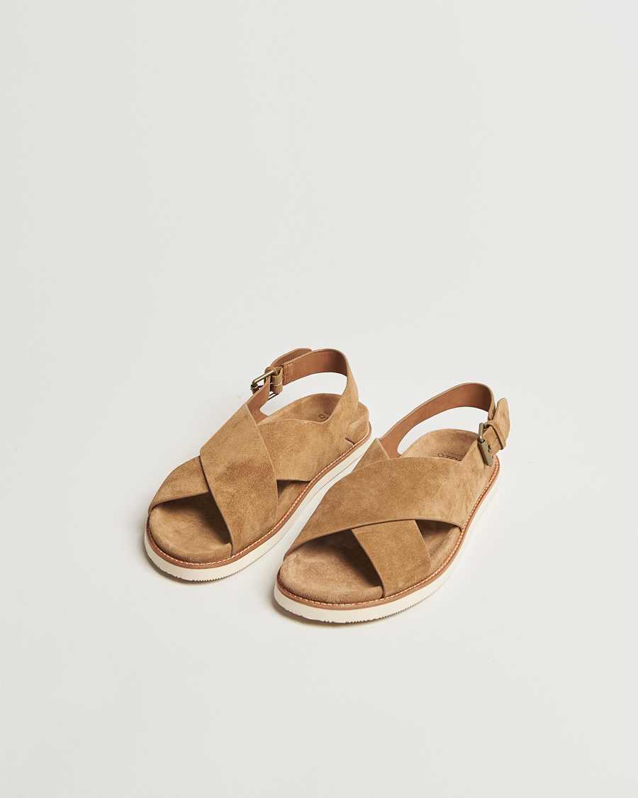 Homme | Polo Ralph Lauren Zane Suede Sandals Desert Tan | Polo Ralph Lauren | Zane Suede Sandals Desert Tan
