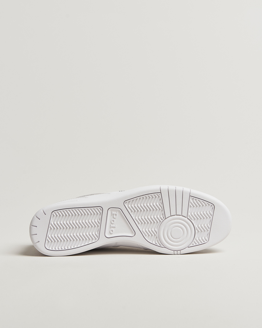 Homme | Polo Ralph Lauren Polo Court Leather Sneaker White | Polo Ralph Lauren | Polo Court Leather Sneaker White