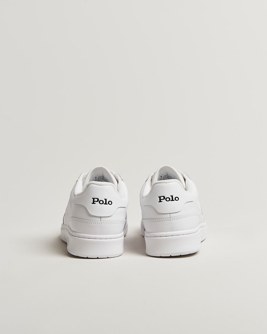 Homme | Polo Ralph Lauren Polo Court Leather Sneaker White | Polo Ralph Lauren | Polo Court Leather Sneaker White