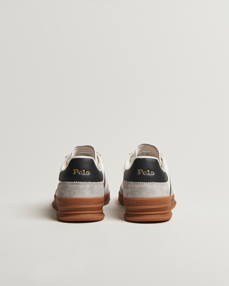 Homme | Baskets | Polo Ralph Lauren | Aera Leather/Suede Sneaker White/Grey