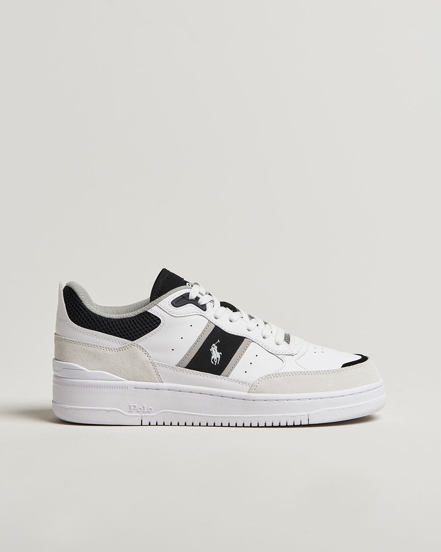 Homme | Polo Ralph Lauren Masters SP 125 Sneaker White/Black/Grey | Polo Ralph Lauren | Masters SP 125 Sneaker White/Black/Grey