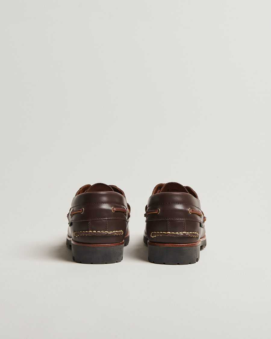 Homme | Chaussures Bateau | Polo Ralph Lauren | Ranger Leather Boat Shoe Dark Brown