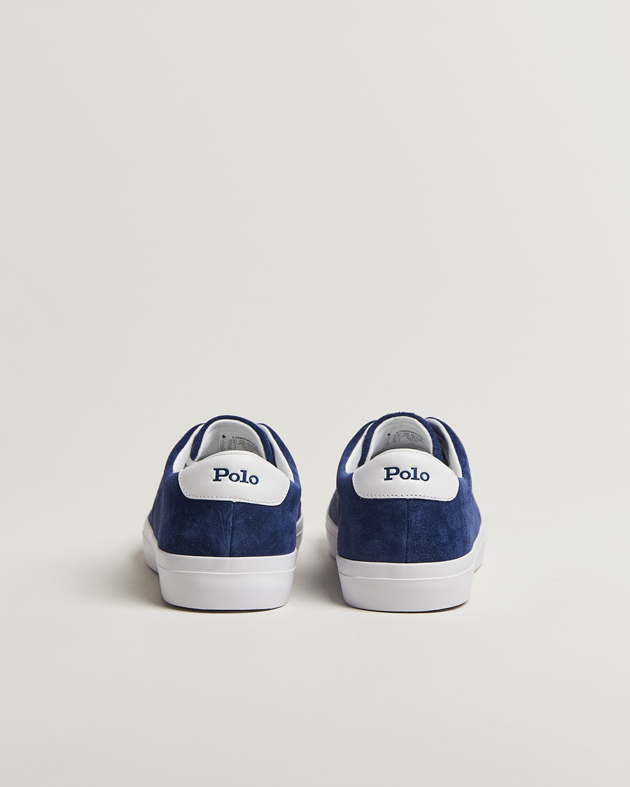 Homme | Polo Ralph Lauren Longwood Suede Sneaker Navy | Polo Ralph Lauren | Longwood Suede Sneaker Navy