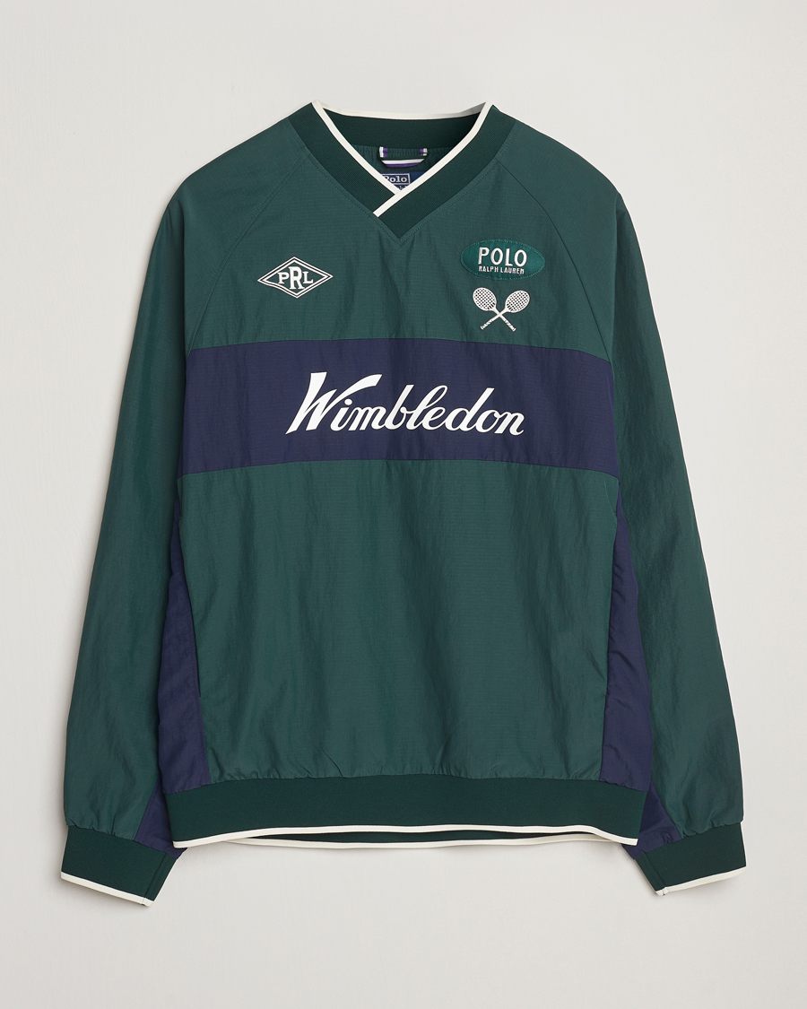 Homme | Pulls Et Tricots | Polo Ralph Lauren | Wimbledon Tennis Pullover Moss Agate/Refined Navy