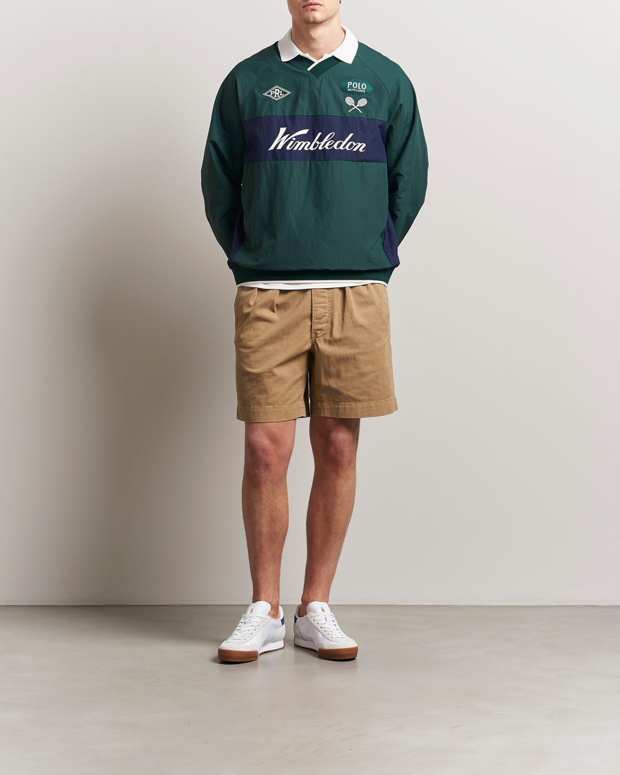 Homme | Pulls Et Tricots | Polo Ralph Lauren | Wimbledon Tennis Pullover Moss Agate/Refined Navy