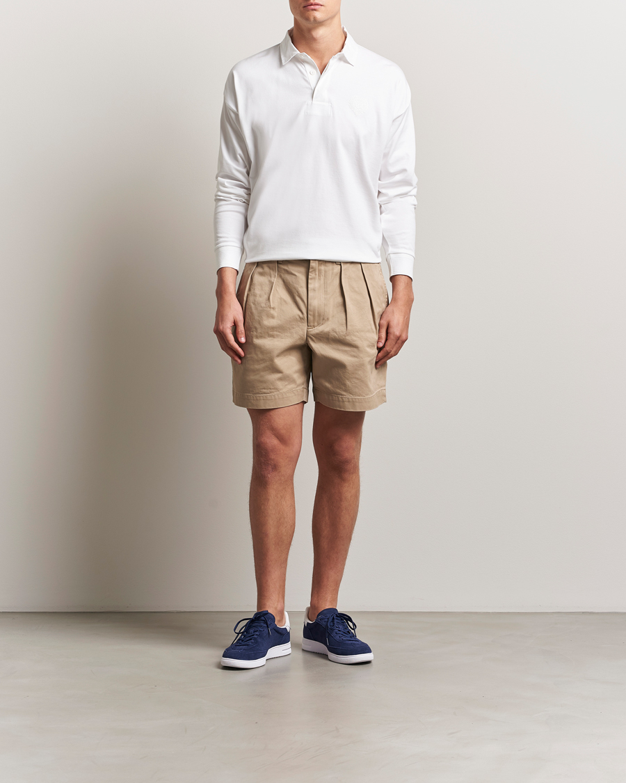 Homme | Pulls Et Tricots | Polo Ralph Lauren | Wimbledon Long Sleeve Polo Ceramic White