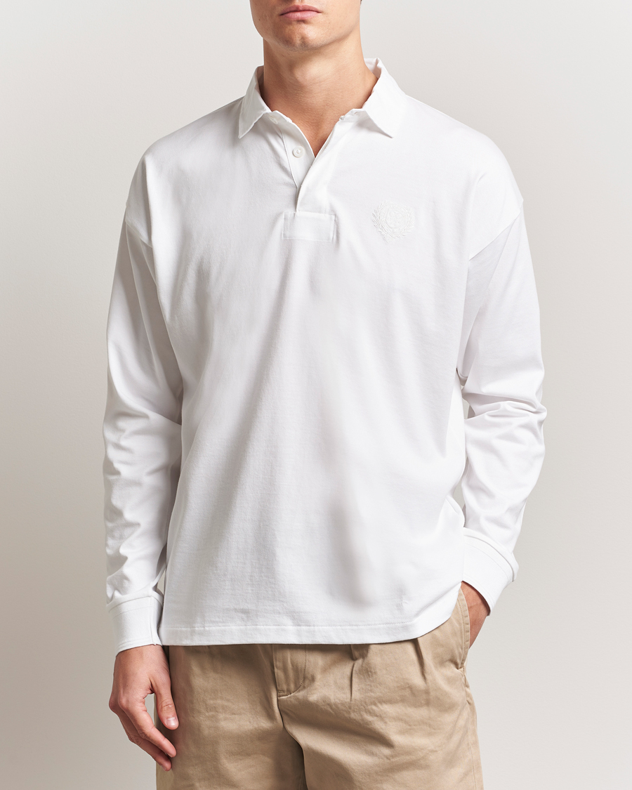 Homme | Pulls Et Tricots | Polo Ralph Lauren | Wimbledon Long Sleeve Polo Ceramic White
