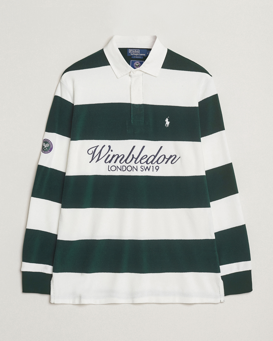 Homme | Pulls Et Tricots | Polo Ralph Lauren | Wimbledon Rugby Moss Agate/White