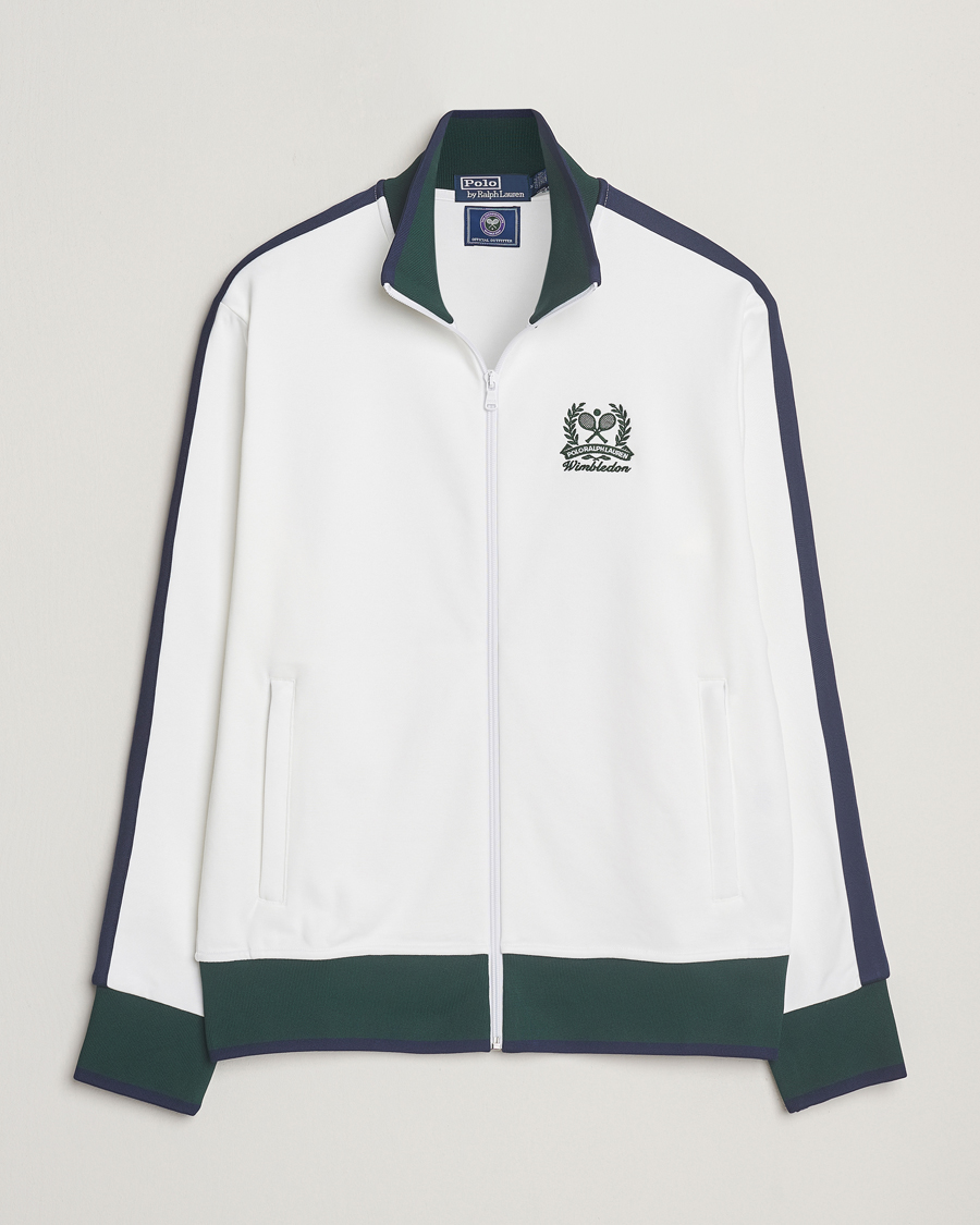Homme | Pulls Et Tricots | Polo Ralph Lauren | Wimbledon Full-Zip Ceramic White
