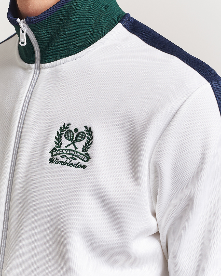 Homme | Pulls Et Tricots | Polo Ralph Lauren | Wimbledon Full-Zip Ceramic White
