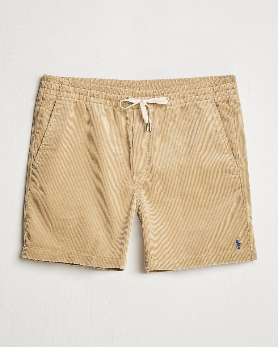 Homme | Shorts | Polo Ralph Lauren | Prepster Corduroy Drawstring Shorts Coastal Beige