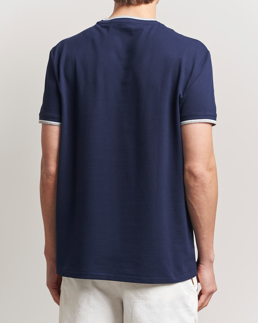 Homme | T-shirts | Polo Ralph Lauren | Mesh Polo T-Shirt Newport Navy