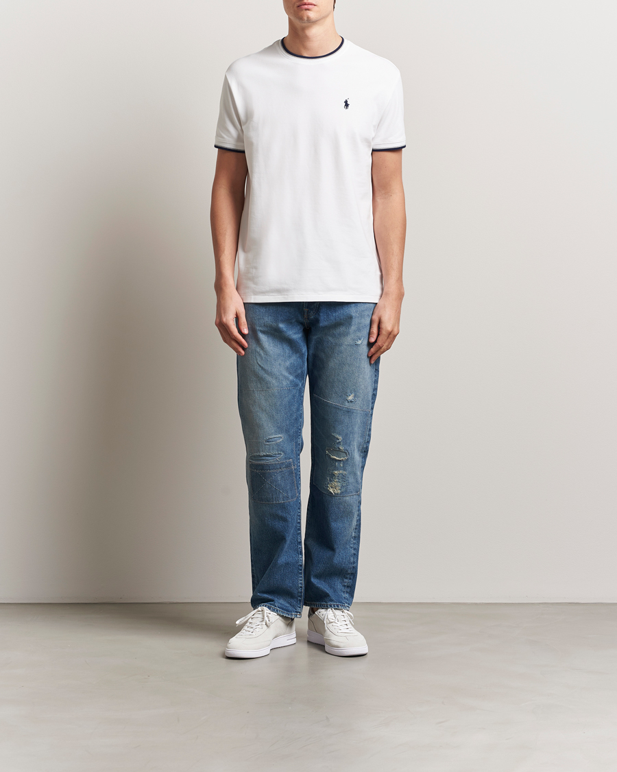 Homme | T-shirts | Polo Ralph Lauren | Mesh Polo T-Shirt White