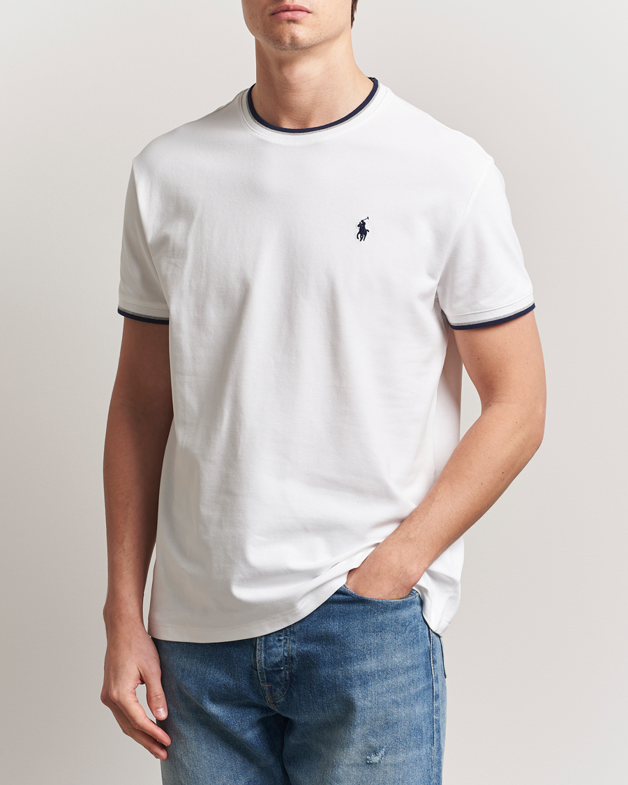 Homme | T-shirts | Polo Ralph Lauren | Mesh Polo T-Shirt White