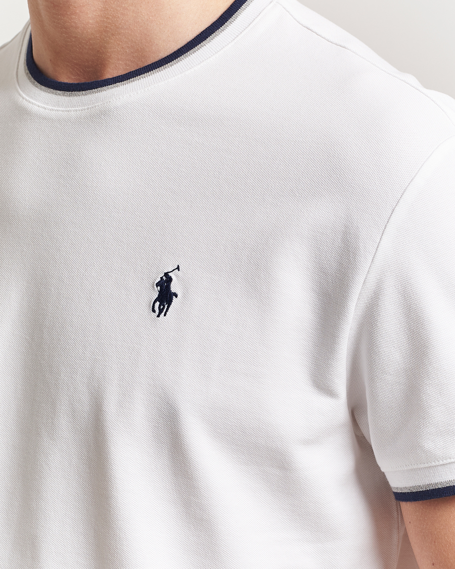 Homme | T-shirts | Polo Ralph Lauren | Mesh Polo T-Shirt White