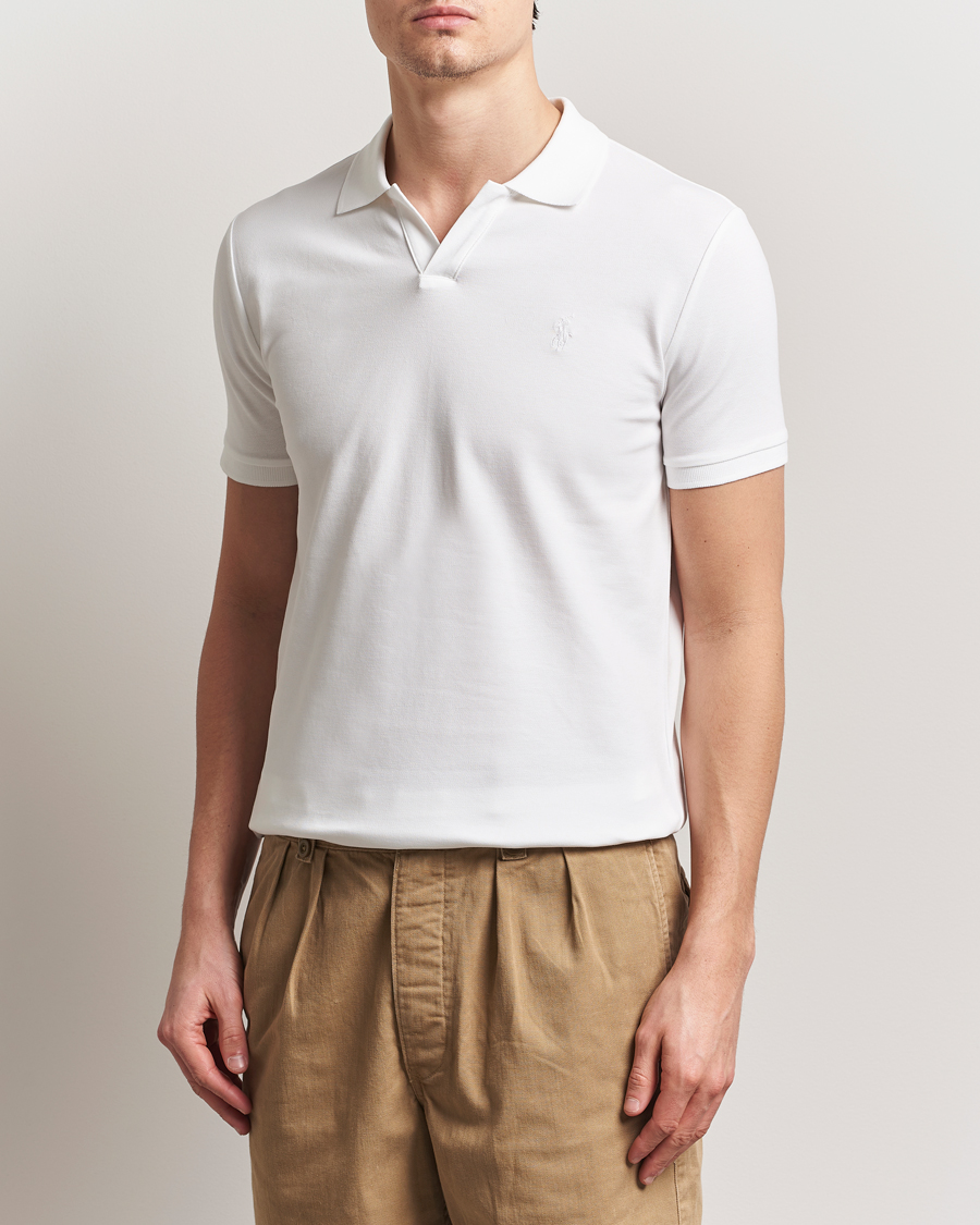 Homme | Polos | Polo Ralph Lauren | Custom Slim Fit Dressed Polo White