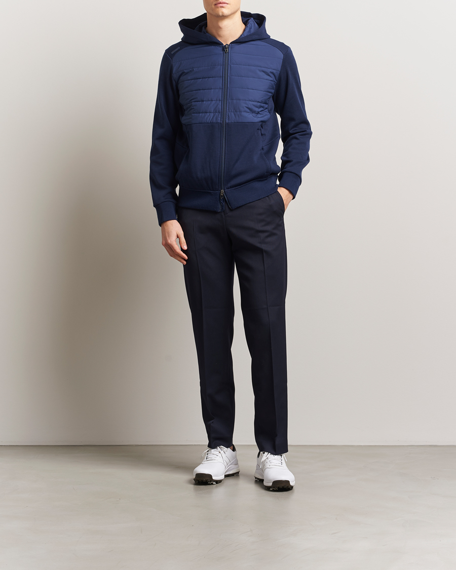 Homme | Pulls Et Tricots | RLX Ralph Lauren | Heavy Teach Wool Full Zip Pullover Refined Navy