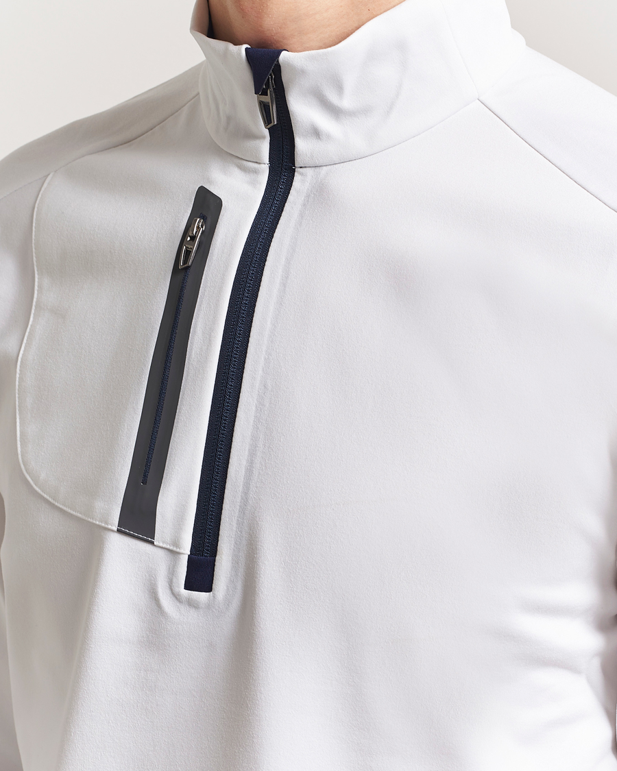 Homme | Pulls Et Tricots | RLX Ralph Lauren | Luxury Jersey Half Zip Ceramic White