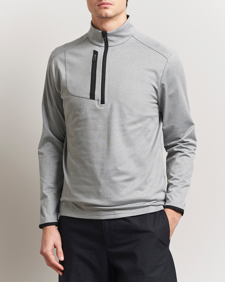 Homme | Vêtements de golf | RLX Ralph Lauren | Luxury Jersey Half Zip Andover Heather