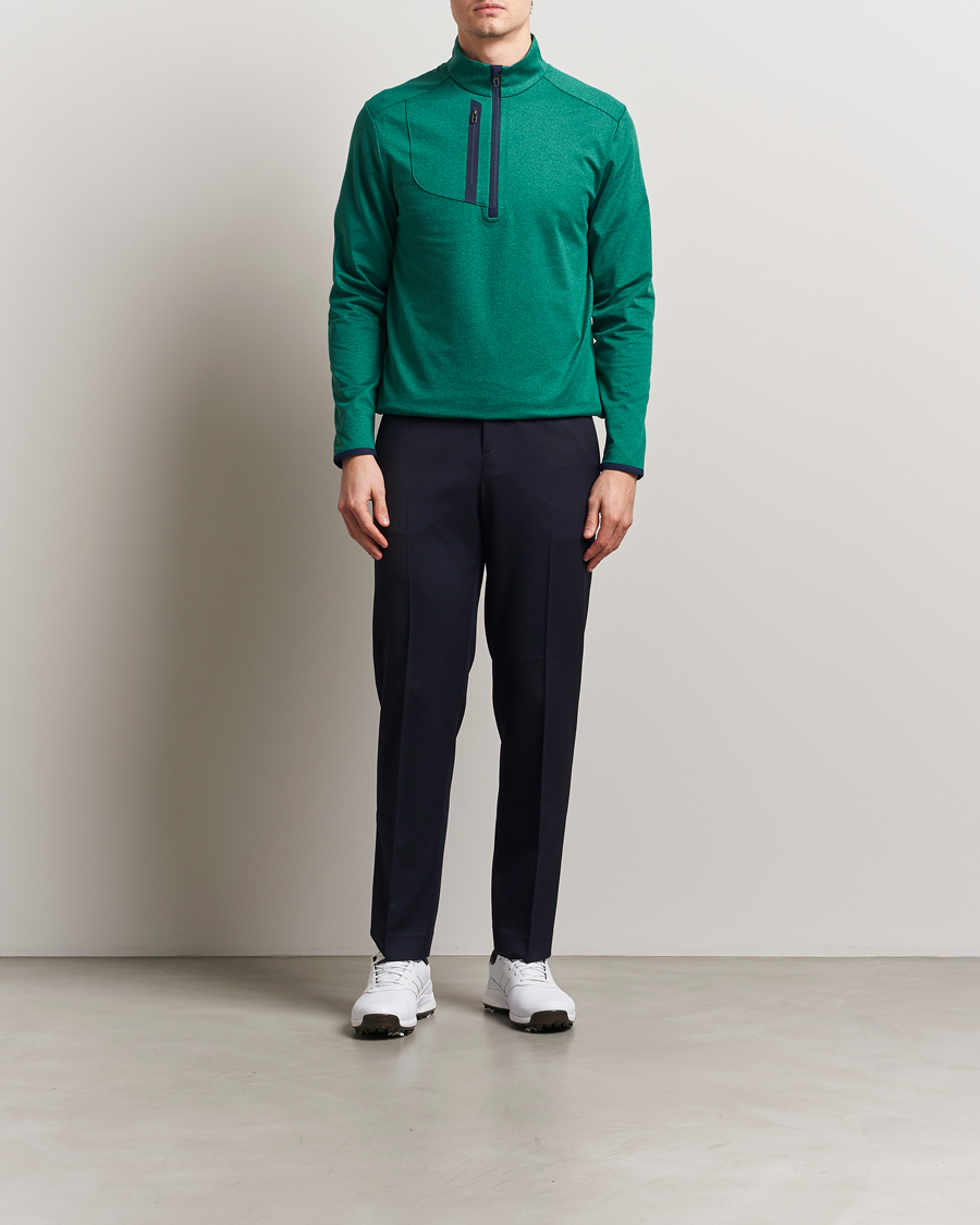 Homme | Pulls Et Tricots | RLX Ralph Lauren | New Lux Performance Half Zip Vermont Green Heather