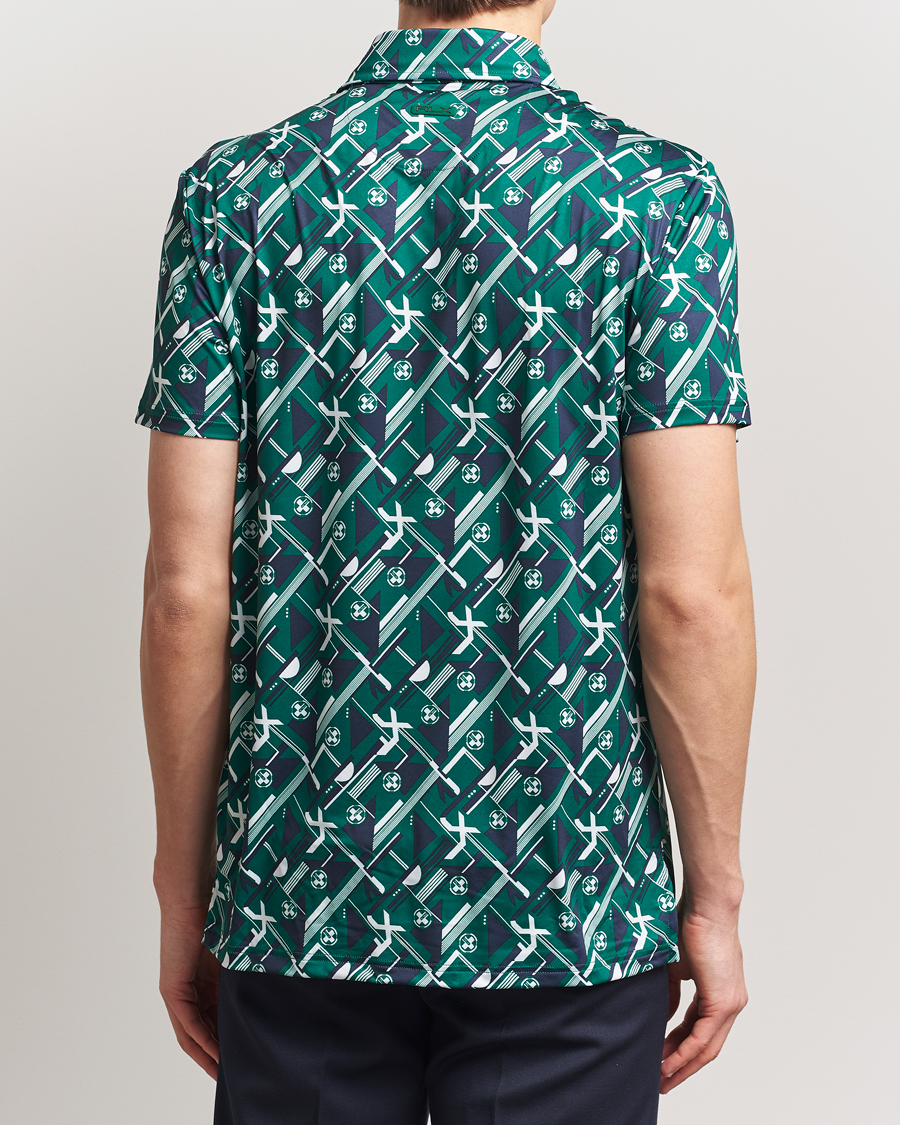 Homme | Polos | RLX Ralph Lauren | Airflow Active Polo Kelly Green/Action Graphic