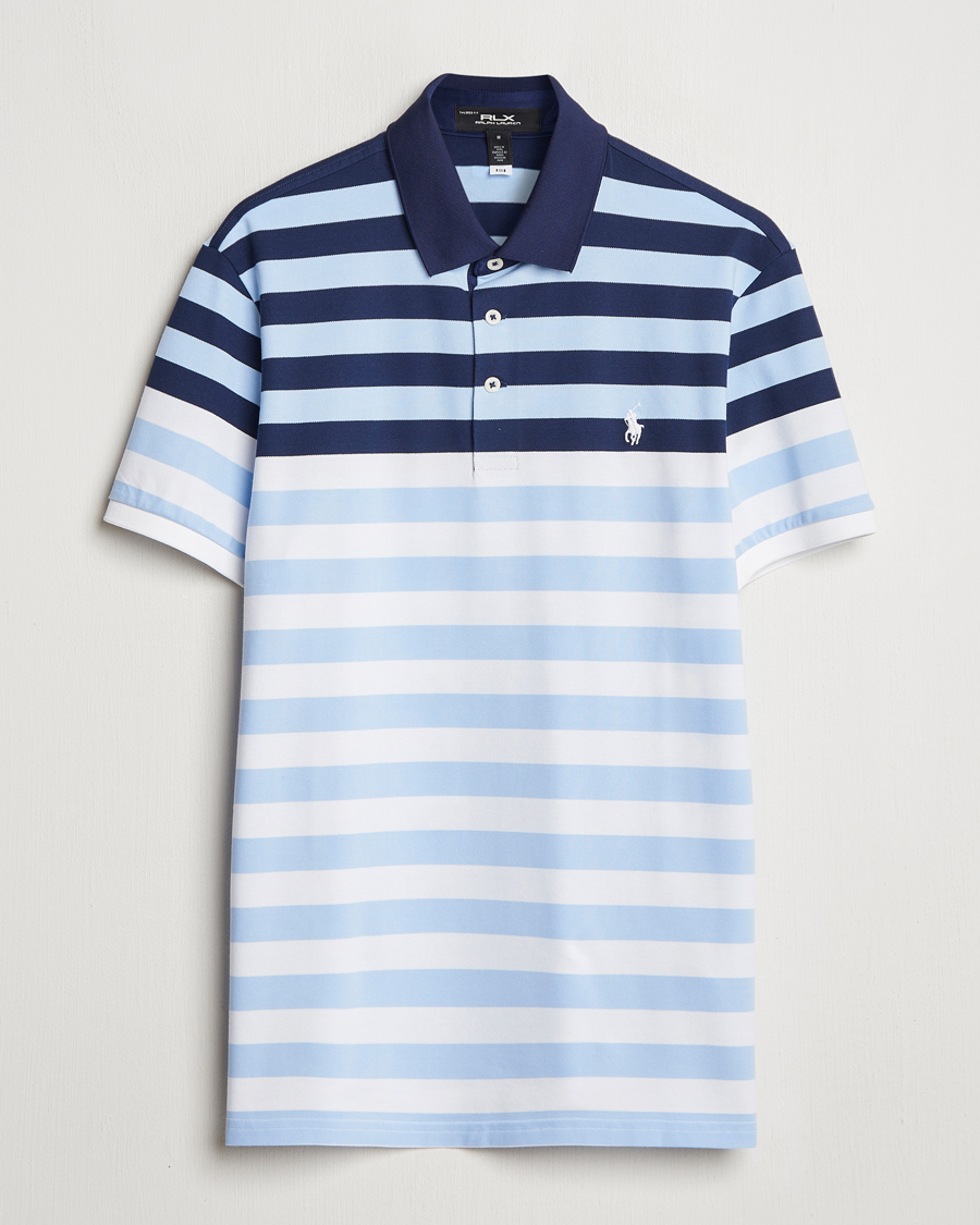 Homme | Polos | RLX Ralph Lauren | Performance Pique Office Blue Multi