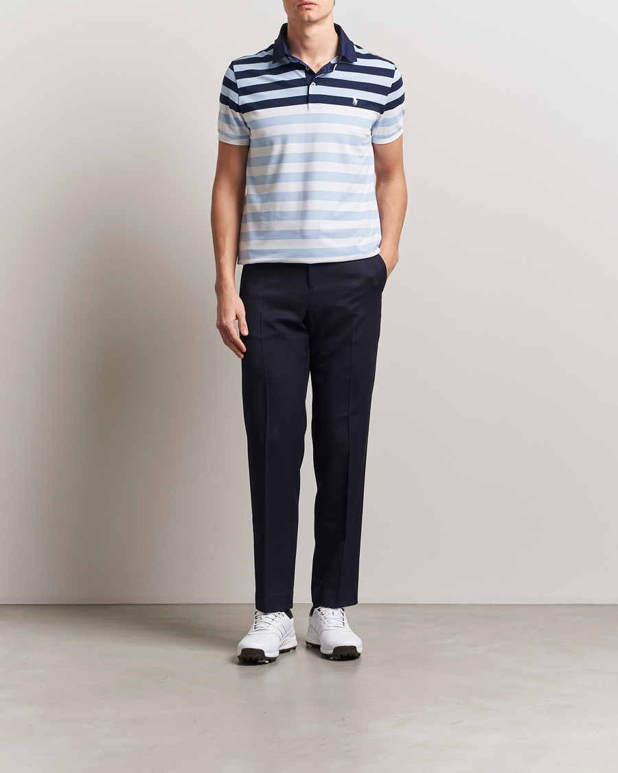 Homme | Polos | RLX Ralph Lauren | Performance Pique Office Blue Multi