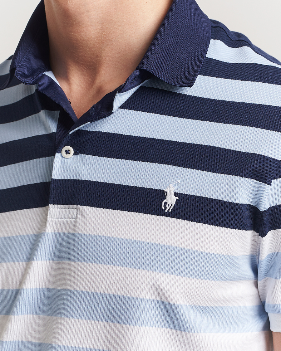 Homme | Polos | RLX Ralph Lauren | Performance Pique Office Blue Multi