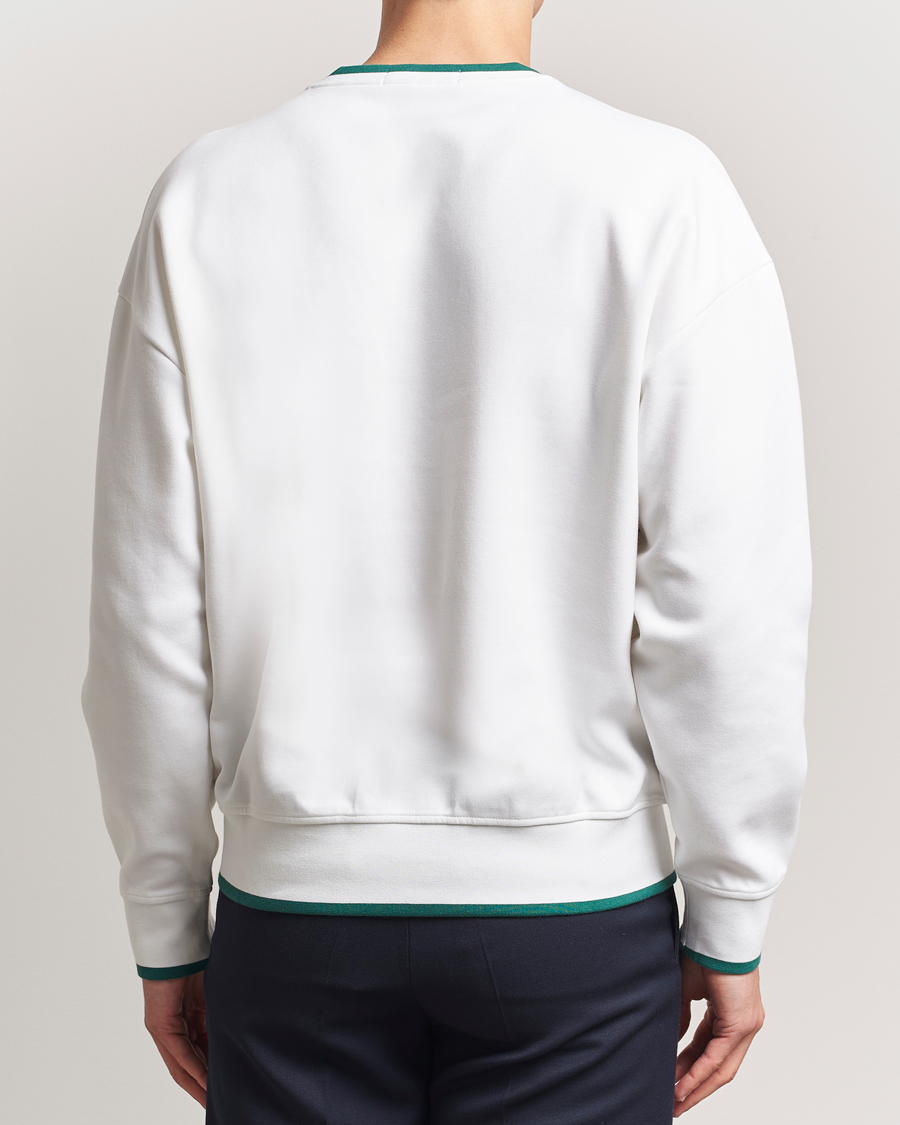 Homme | Pulls Et Tricots | RLX Ralph Lauren | Active Sweatshirt Ceramic White/Kelly Green