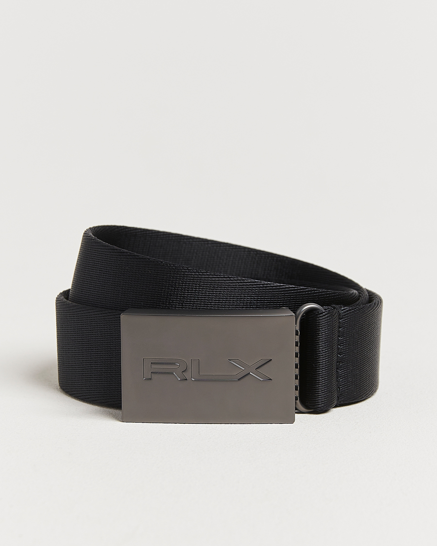 Homme | RLX Ralph Lauren Active Tech Belt Polo Black | RLX Ralph Lauren | Active Tech Belt Polo Black