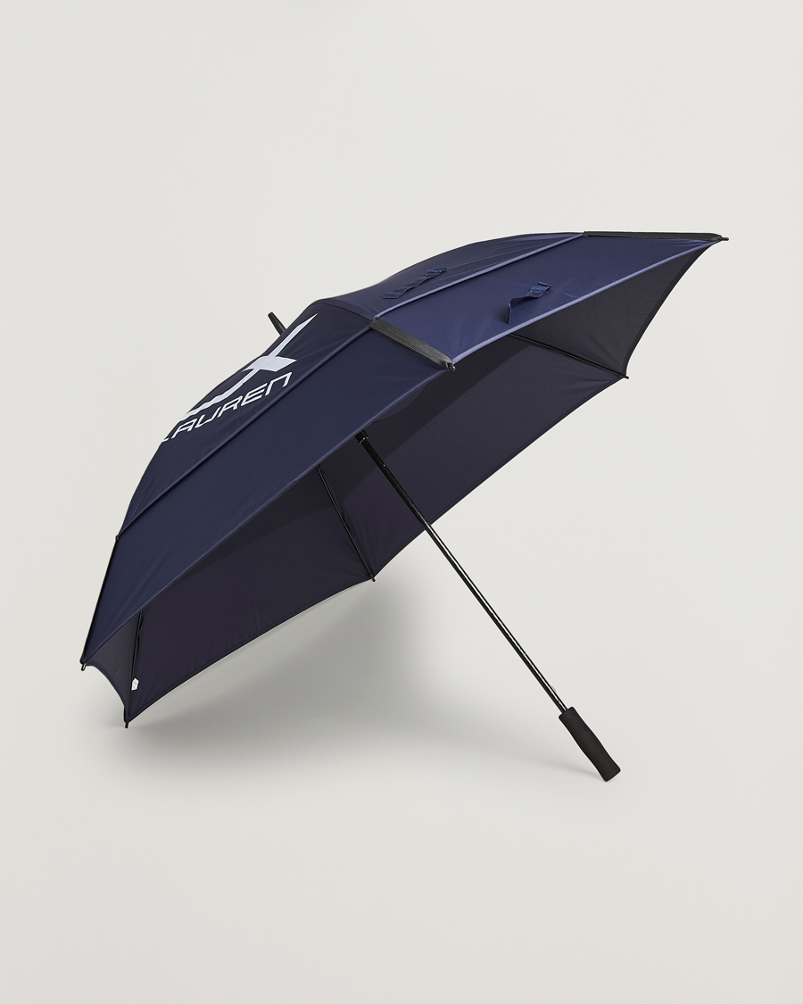 Homme | RLX Ralph Lauren Golf Umbrella Navy Multi | RLX Ralph Lauren | Golf Umbrella Navy Multi