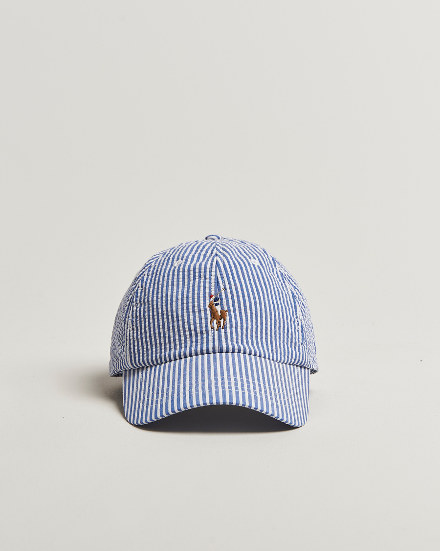 Homme | Bobs Et Casquettes | Polo Ralph Lauren | Polo Ralph LaurenSeersucker CapCruise Royal