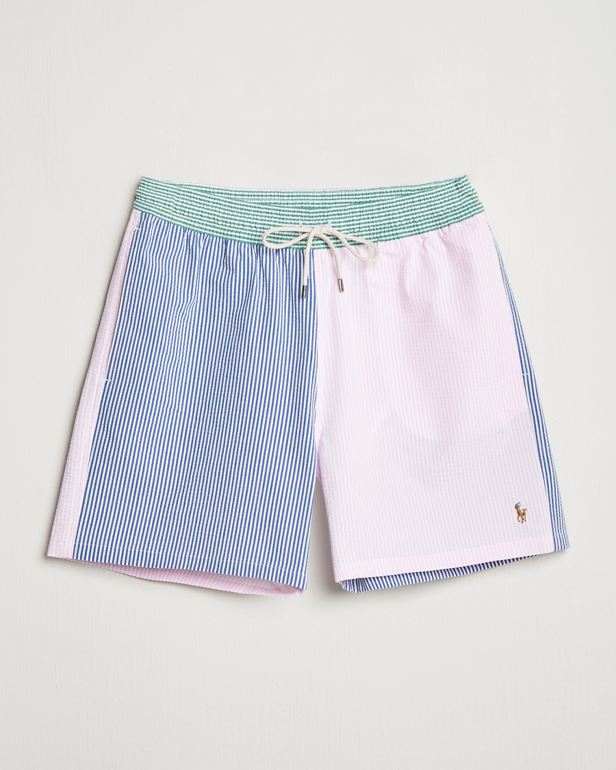 Homme | Maillots De Bain | Polo Ralph Lauren | Recycled Traveler Seersucker Swimshorts Multi
