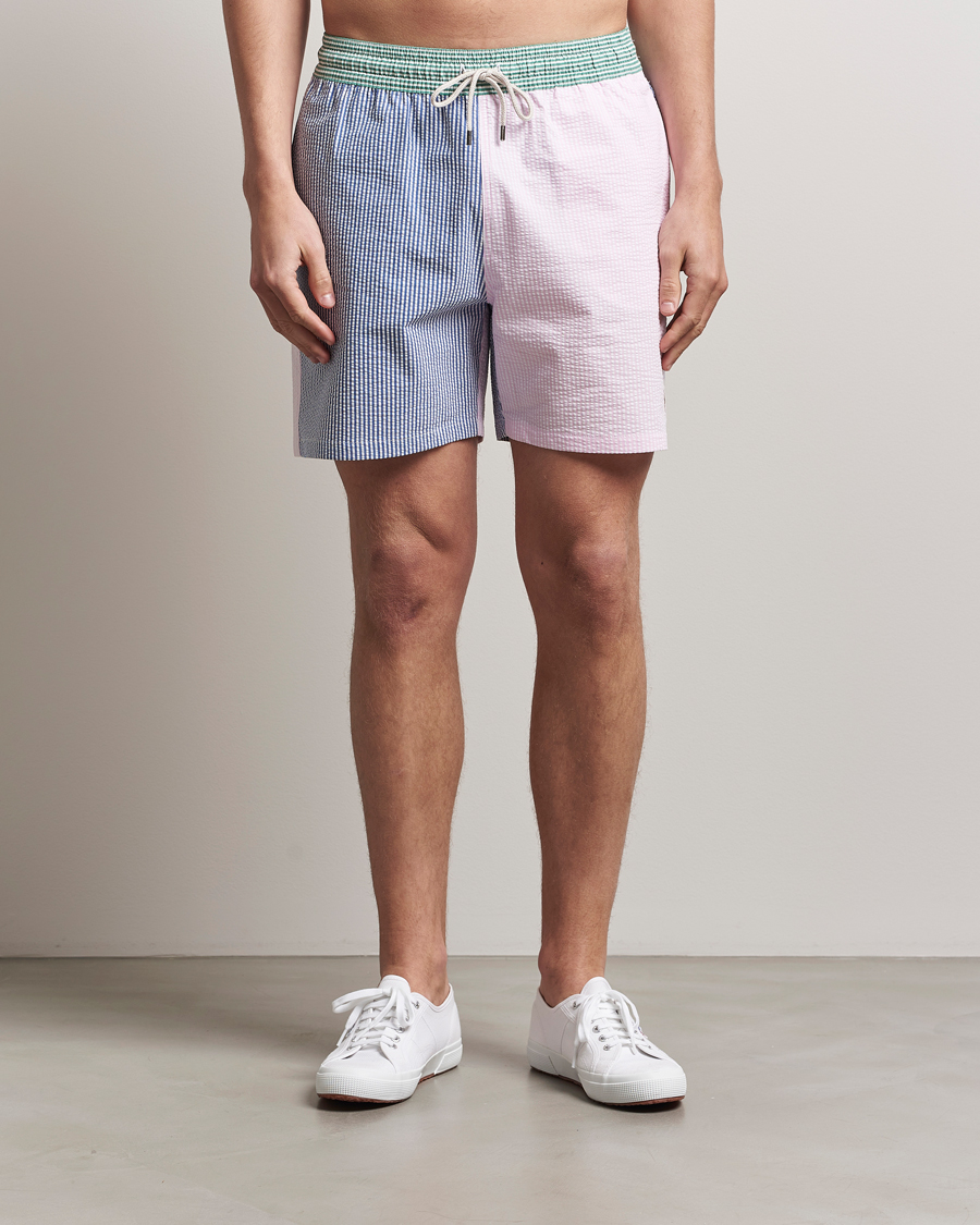 Homme | Maillots De Bain | Polo Ralph Lauren | Recycled Traveler Seersucker Swimshorts Multi